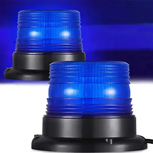 Blaulicht (Auto) Dinfu Blaulicht Auto Blitzleuchten Magnetfuß LED