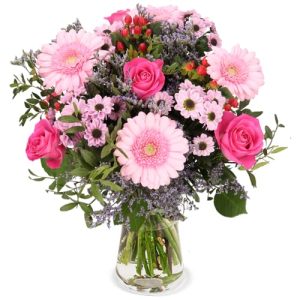 Blumenstrauß Blume Ideal 1000 Küsse, Frühlingsstrauß mit Rosen