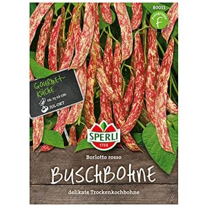 Bohnen-Samen Sperli 80015 Premium Buschbohnen Samen Borlotto Rosso