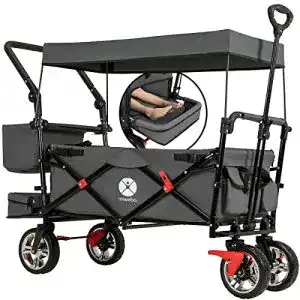 Bollerwagen mit Dach