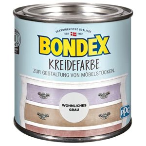 Bondex-Farbe Bondex Kreidefarbe Wohnliches Grau – 0,5L