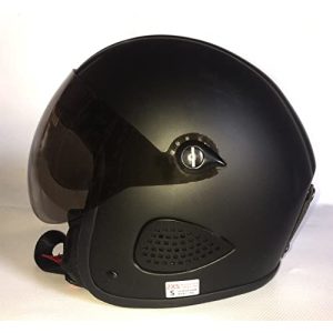 Bores helmet Bores Gensler Kult jet helmet with visor (Black Matt,S/L)