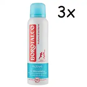 Borotalco-Deo Borotalco 3x Roberts Active Duft von Mineralsalzen
