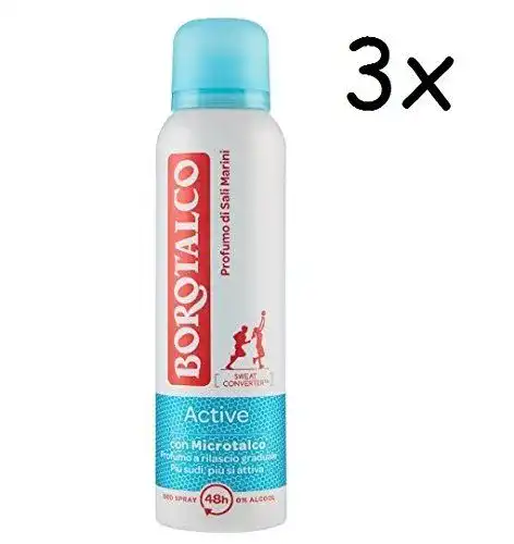 Borotalco-Deo Borotalco 3x Roberts Active Duft von Mineralsalzen