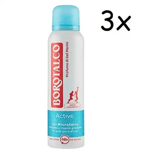 Borotalco-Deo Borotalco 3x Roberts Active Duft von Mineralsalzen