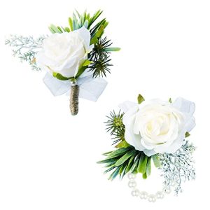 Boutonniere Oenothera 1 Satz Und Handgelenk Blume, Hochzeit, Braut