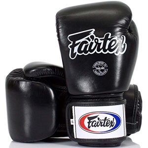 Boxhandschuhe Leder Fairtex Boxhandschuhe, BGV-1, schwarz, Boxing
