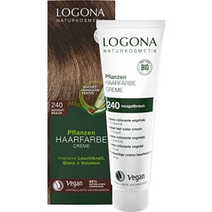 Braune Haarfarbe LOGONA Naturkosmetik Pflanzen-Haarfarbe Creme 240