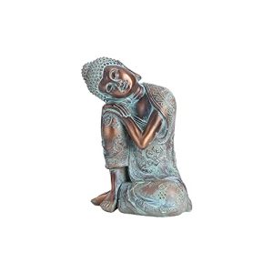 Buddha-Figur Tissting Schlafender Buddha Figur Schnitzen Skulptur
