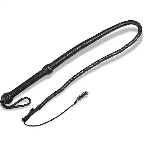 Bullwhip InstrumenteNrw Lederpeitsche Bull Whip Bullenpeitsche 120 cm