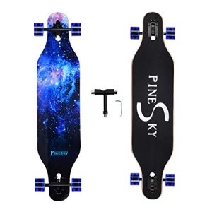 Carving-Longboard PINESKY 41″ Longboard Skateboard 9-lagig