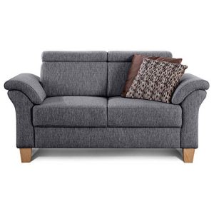 Cavadore-Sofa CAVADORE 2-Sitzer Sofa Ammerland / Couch mit Federkern