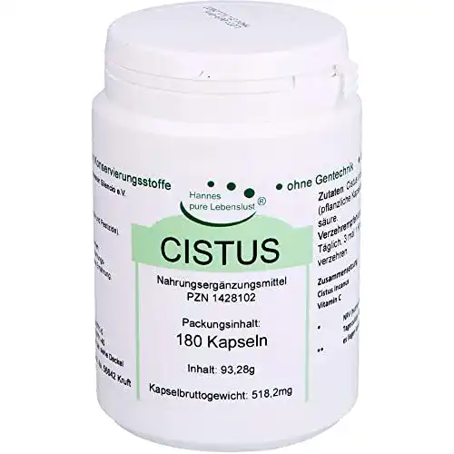 Cistus-Kapseln Hannes pure Lebenslust Cistus Incanus Vegi Kapseln