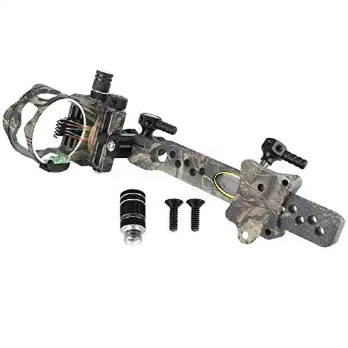Compoundbogen-Visier Zerone 5 Pin Compound Visier Fiberopti