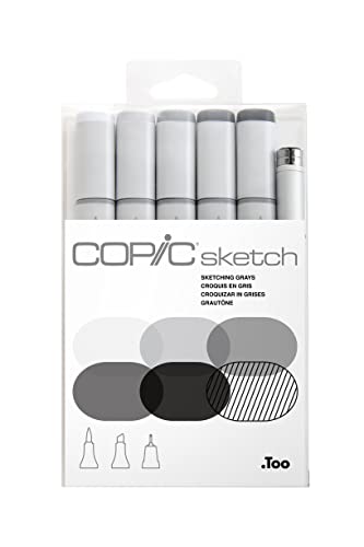 Die beste copic marker copic sketch marker set sketching grays mit 6 farben Bestsleller kaufen