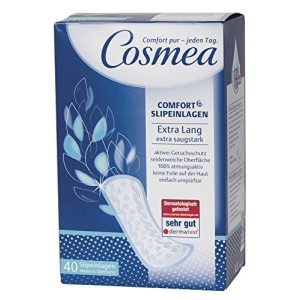 Cosmea-Slipeinlagen COSMEA Comfort Plus Slipeinlagen extra lang, 40 Stück