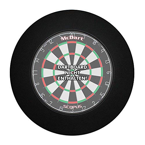 Die beste dart catchring mcdart dartboard surround schwarz Bestsleller kaufen