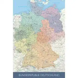 Deutschlandkarte empireposter Landkarten – Politische – Maßstab: 1/1
