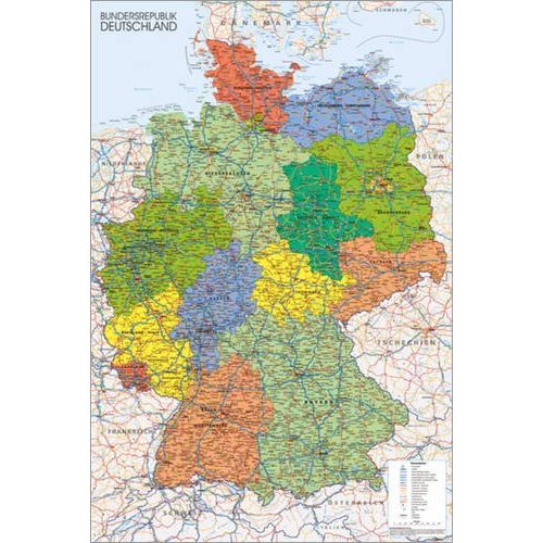 Die beste deutschlandkarte empireposter poster deutschland karte Bestsleller kaufen