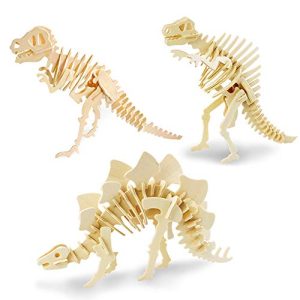 Dinosaurier-Skelett Georgie Porgy Hölzerne 3D Puzzle Sammlung Puzzle