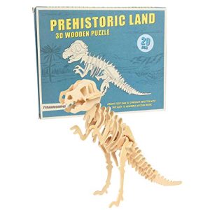 Dinosaurier-Skelett Rex London 3D Holzpuzzle Tyrannosaurus
