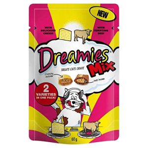 Dreamies-Katzensnack Dreamies Katzensnack Mix Käse und Rind, 60g