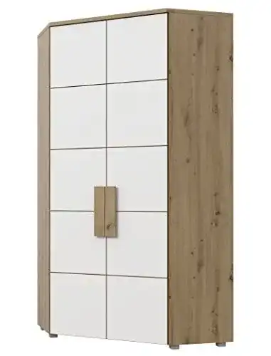Eckkleiderschrank expendio Eck-Kleiderschrank Aachen 8 weiß