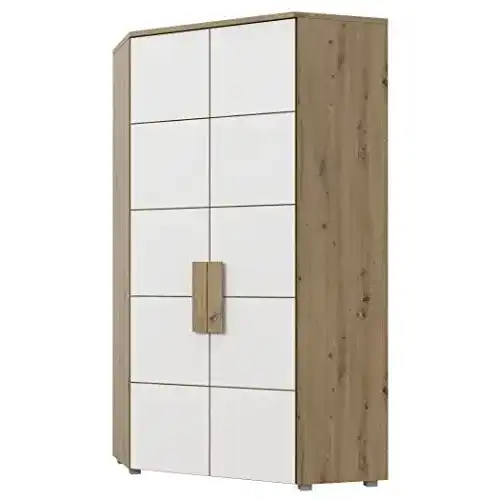 Eckkleiderschrank expendio Eck-Kleiderschrank Aachen 8 weiß