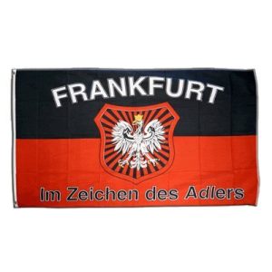 Eintracht-Frankfurt-Fahne Flaggenfritze Fahne/Flagge Frankfurt