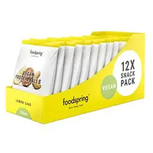 Energy Ball foodspring Vegan Protein Balls, Lemon Cake