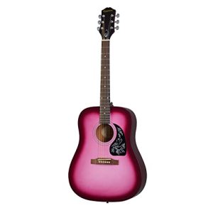 Epiphone-Westerngitarre Epiphone Starling Square Shoulder – Hot Pink