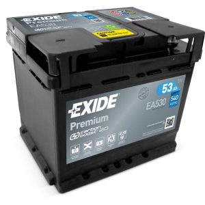 Exide-Autobatterie EXIDE EA530 Premium Carbon Boost Autobatterie 12V