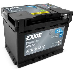 Exide-Autobatterie EXIDE EA640 Premium Carbon Boost Autobatterie 12V