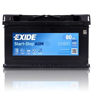Exide-Autobatterie EXIDE EK800 Start-Stop AGM 12V 80Ah 800A