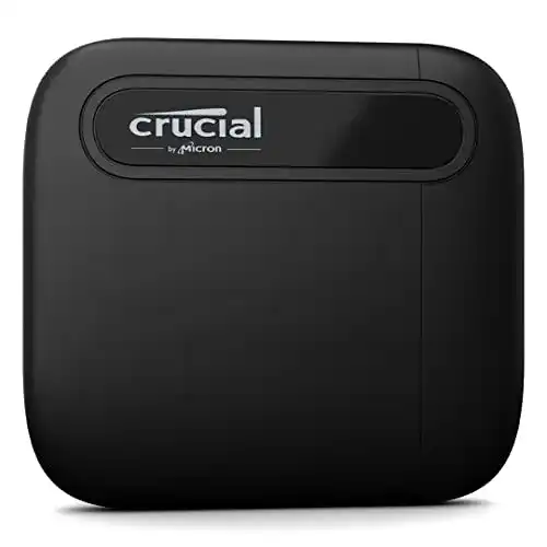 Externe Festplatte Gaming Crucial X6 4TB Tragbare SSD