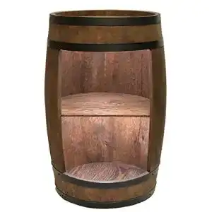 Fass-Bar weeco Fassbar in braun. Stilvolle Hausbar aus Holz