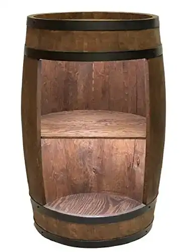 Fass-Bar weeco Fassbar in braun. Stilvolle Hausbar aus Holz