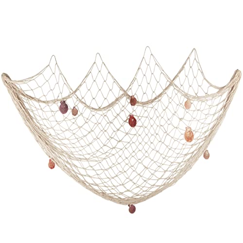 Die beste fischernetz fangoo 200 cm x 150 cm mit muscheln strand thema dekor Bestsleller kaufen