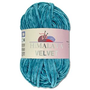 Flauschwolle Wohnkult Himalaya 100 g Velvet Dolphin Wolle 40 Farben