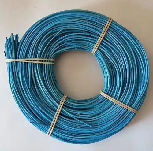 Flechtmaterial Schardt Peddigrohr 500g gelb orange rot blau grün