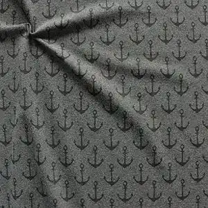 French Terry-Stoff STOFFKONTOR Sweatshirtstoff Baumwollstoff Meliert