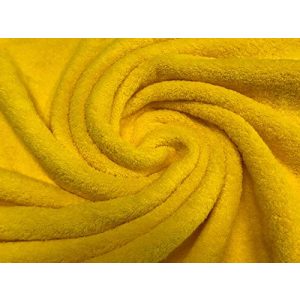 Frotteestoff textil pertex Frottee-Stoff, gelb, Handtuchstoff