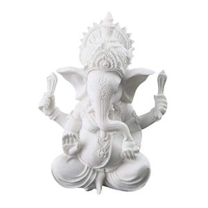 Ganesha-Figur Dawa Statue, weißer Ganesha-Elefantengott