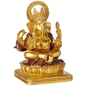 Ganesha-Figur Puckator GAN06 Dekofigur Ganesh, Rot, 14 cm