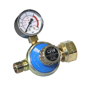 Gasdruckregler mit Manometer CFH Propanregler mit Manometer