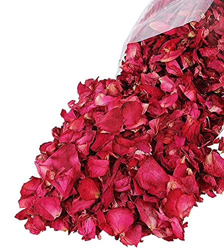 Die beste getrocknete rosen reccisokz 100g natuerliche blaetter echte blume Bestsleller kaufen
