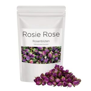 Getrocknete Rosen Rosie Rose Essbare Damaszener Rosenblüten I 50g