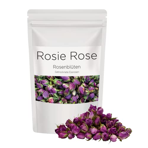 Die beste getrocknete rosen rosie rose essbare damaszener rosenblueten i 50g Bestsleller kaufen