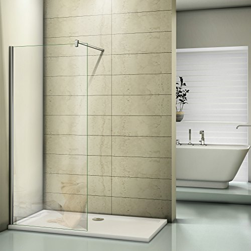 Die beste glas duschwand aica duschwand 100x200cm walk in dusche duschtrennwand Bestsleller kaufen