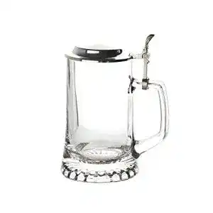 Glaskrug BigDean Bierseidel Sternboden 0,5L Stern Bierkrug Krug